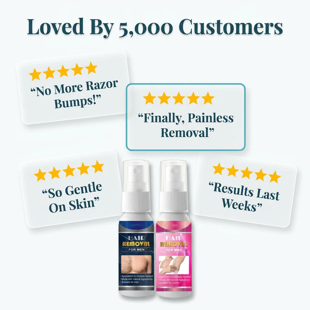 SoftMist™ - Gentle Hair Removal Spray, Pack of 2