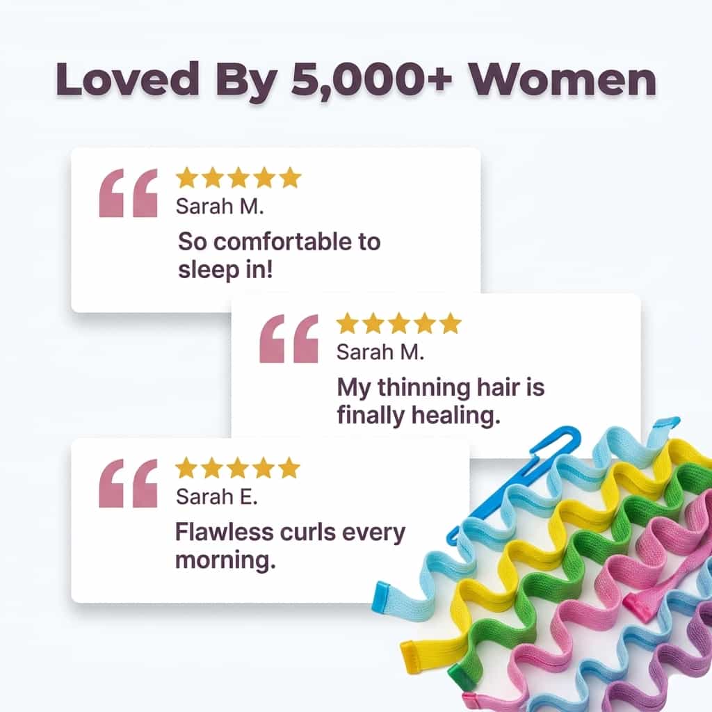 CurlEase™ - Heatless Curling Ribbons