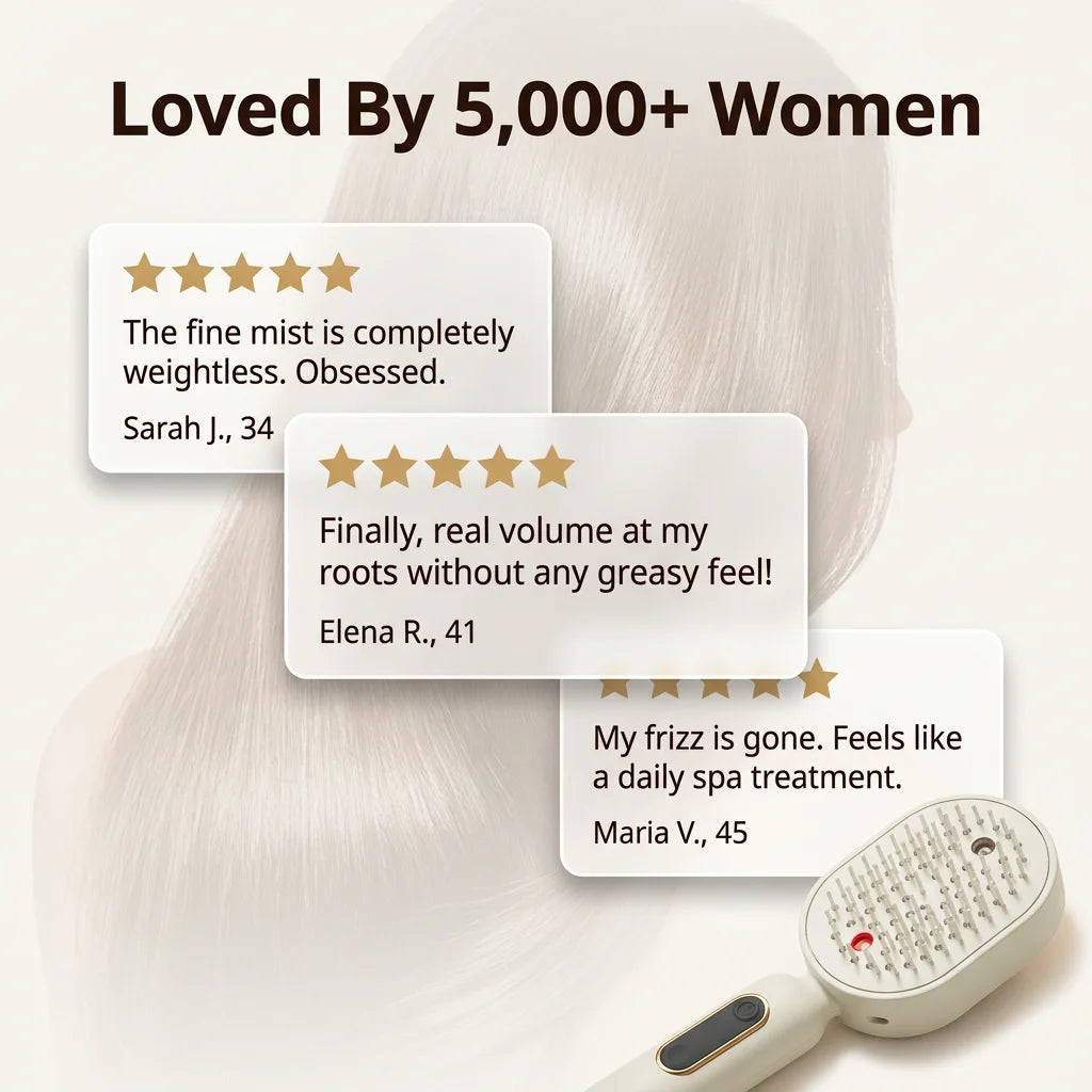 MistSpa™ - Electric Scalp Massaging Brush with Hydrating Mist