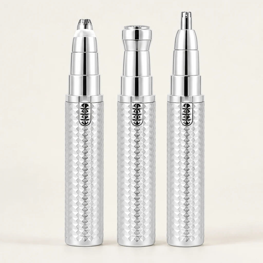 3-in-1 Electric Trimmer - Painless Precision for Brows, Face and Body