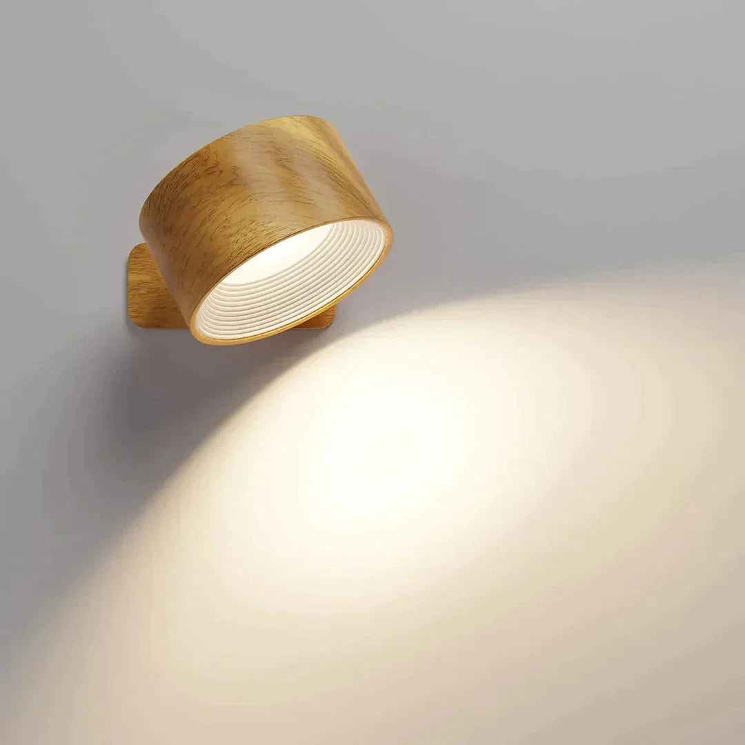 Wireless Magnetic Wall Lamp – 360° Rotating Light