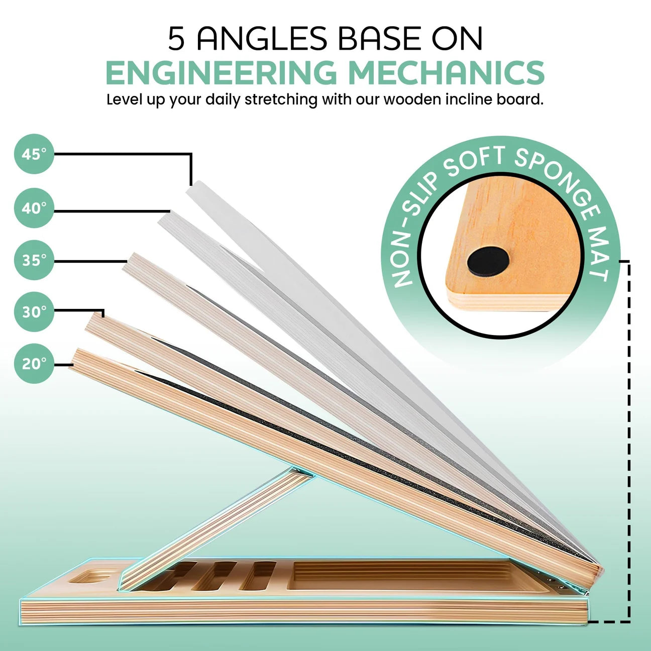 FlexBoard™ - Adjustable Slant Board for Pain-Free Mobility