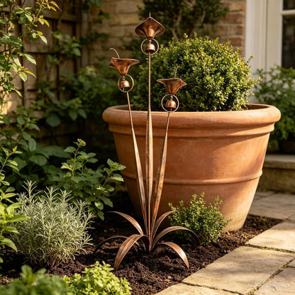 CallaChime™ - Handcrafted garden stake with elegant lily design