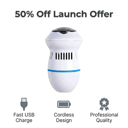 CallusClear™ - Rechargeable Electric Foot Smoother for Soft Skin