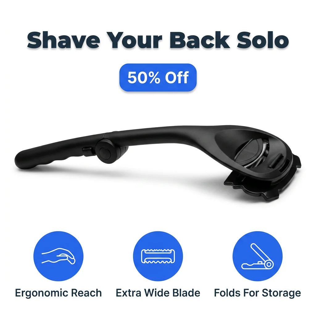 QuickShave™ - Long-Reach Back Hair Shaver
