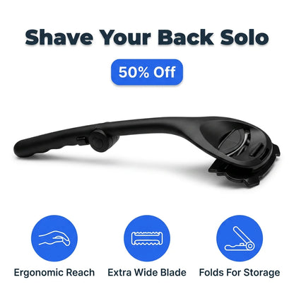 QuickShave™ - Long-Reach Back Hair Shaver