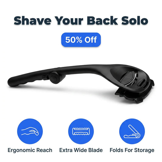 QuickShave™ - Long-Reach Back Hair Shaver