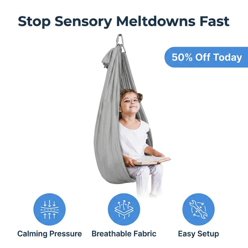 FlexSwing™ – Terapeutická senzorická houpačka pro zklidnění a soustředění