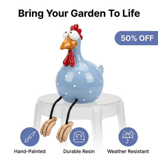 YardChick™ - Charmante decoratie voor de tuin van hars, 5 kleuren