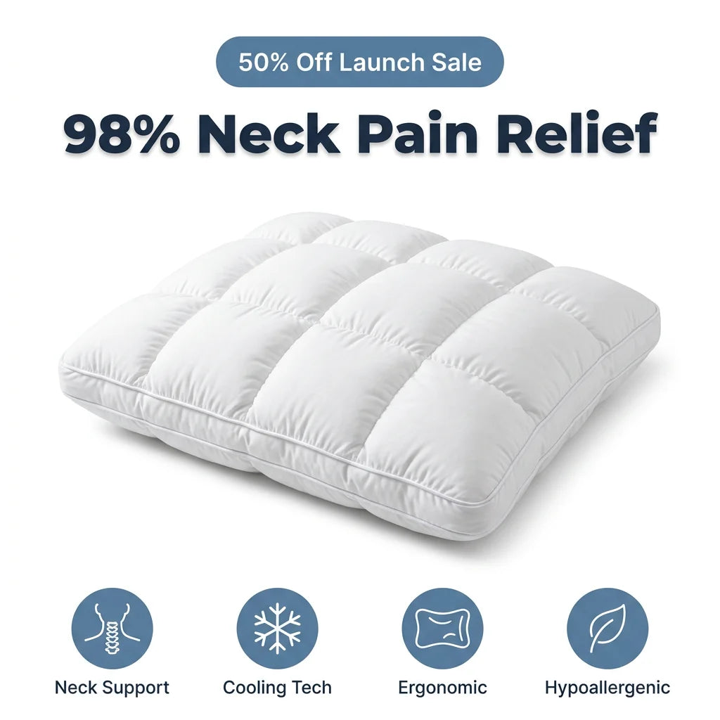 SoftFlex™ - Ergonomic pillow for superior neck support and comfort