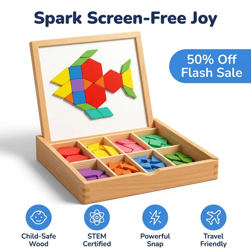 MagBuild™ - Educational Magnetic Blocks for Creative STEM Play