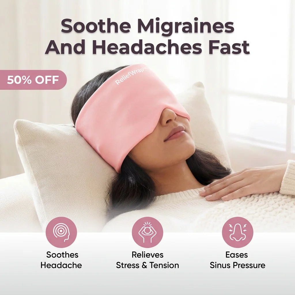 ReliefWrap™ - 360° Cooling Gel Therapy for Migraine Relief