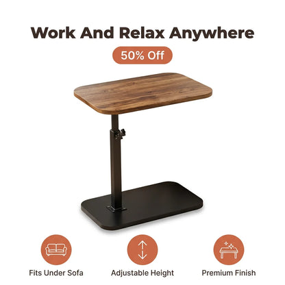 FlexTable™ - Height adjustable side table with rectangular top