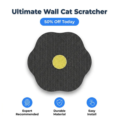 ClawShield™ - Stylish Floral Wall-Mounted Cat Scratcher