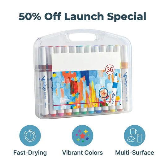 Vandtætte akrylmalingstusser – hurtigtørrende, falmebestandigt blæk