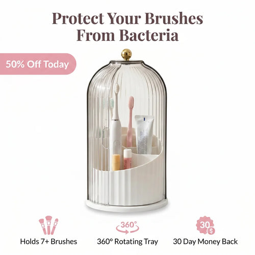 Organizator pentru vanity acoperit - Soluție inspirată de spa
