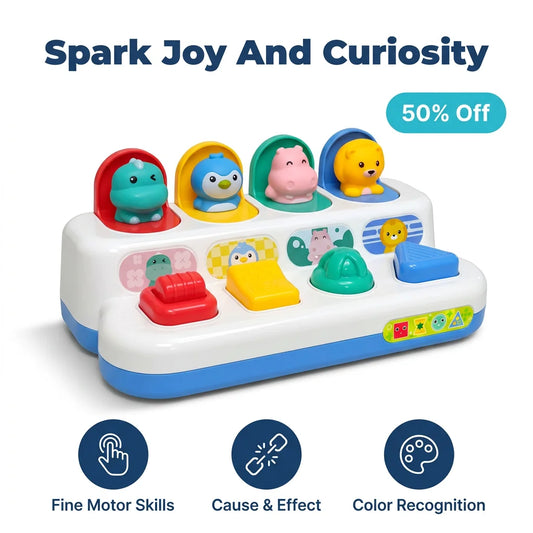 PopJoy™ - Fine Motor Skill Builder with Pop-Up Surprises
