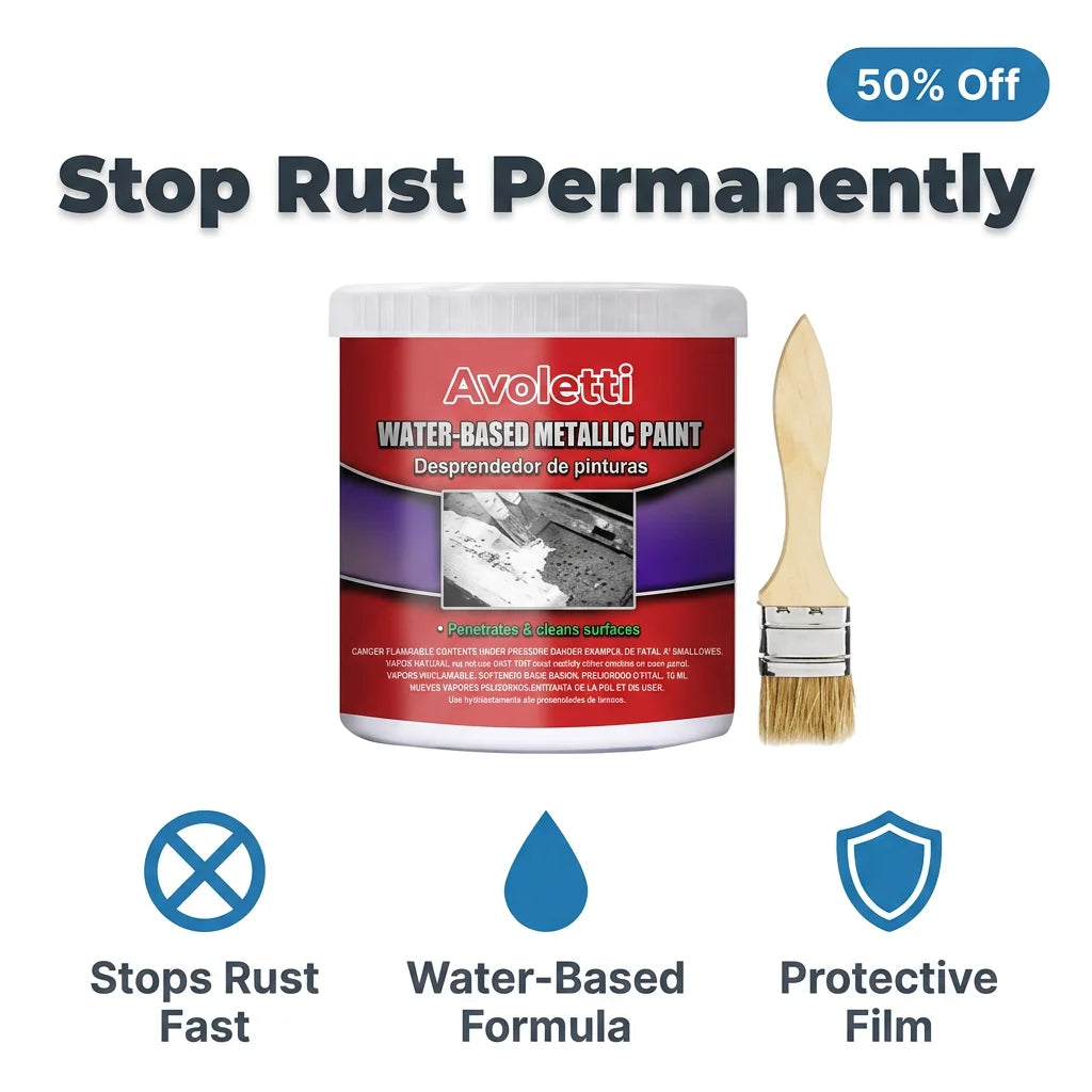 RustGuard™ - Professional Water-Based Rust Remover & Primer