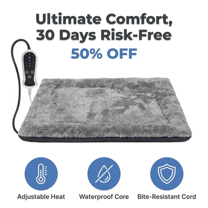 SoftWarm™ - Heated Dog Bed with Adjustable Temperature