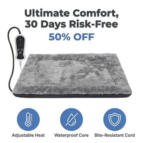 SoftWarm™ - Heated Dog Bed with Adjustable Temperature