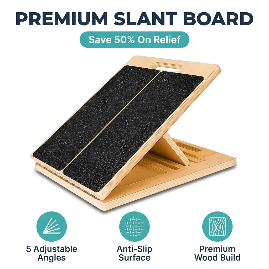 FlexBoard™ - Adjustable Slant Board for Pain-Free Mobility