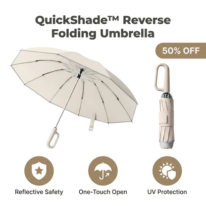 QuickShade™ - Automatic one-touch compact travel umbrella
