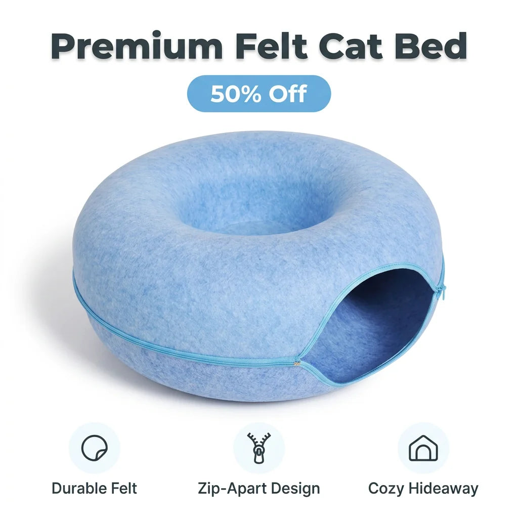 CozyNest™ - Secure hideout and comfortable sanctuary for anxious cats