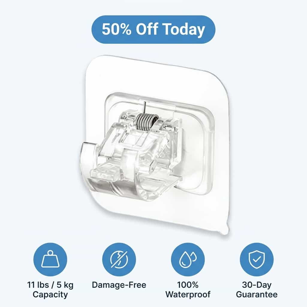 SmartGrip™ - Damage-Free Wall Hooks