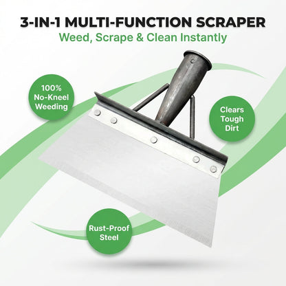 Multi-Function Cleaning Scraper Shovel- Effortless Weeding & Deep Cleaning