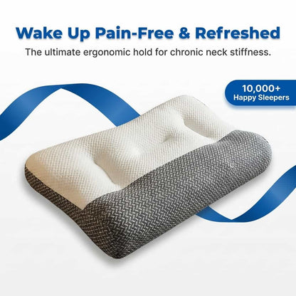 Brinoa Ergonomic Relief Pillow - Relieves Neck & Shoulder Pain