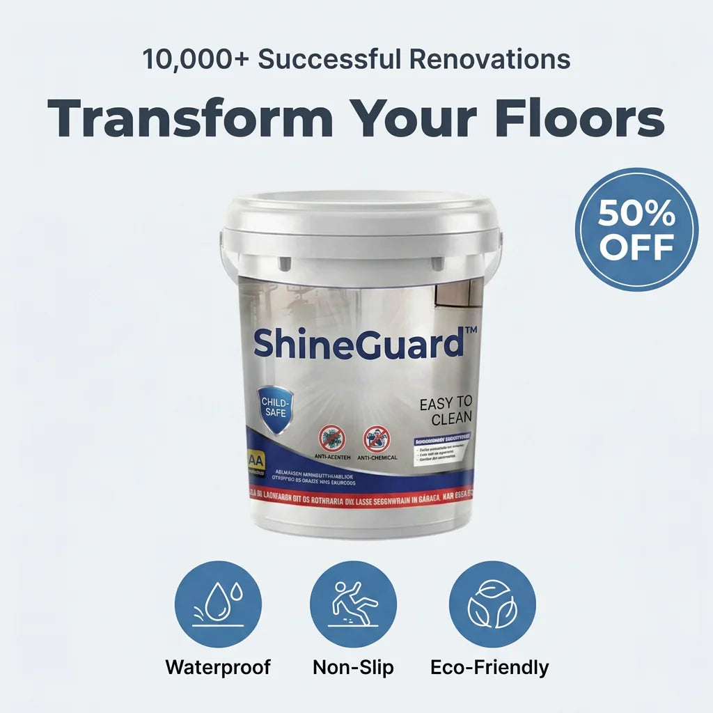 ShineGuard™ - Premium waterproof marble effect epoxy floor coating