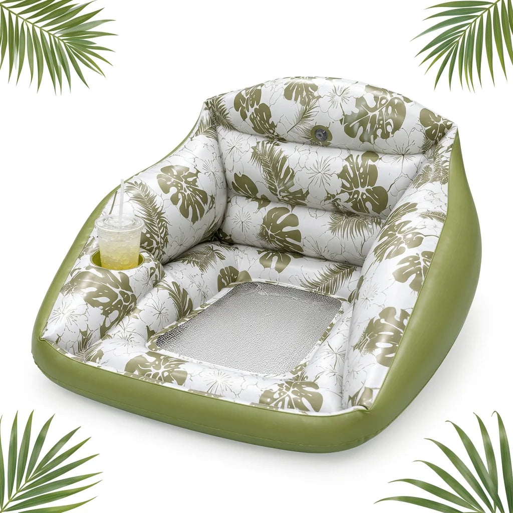 FlexFloat™ - Versatile 3-in-1 pool lounge with ergonomic mesh design