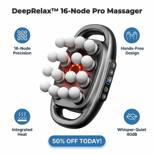 DeepRelax™ - Deep Tissue Massager with Heat