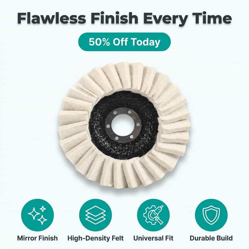 Wool Polishing Pad - Achieve a Professional Mirror-Like Finish