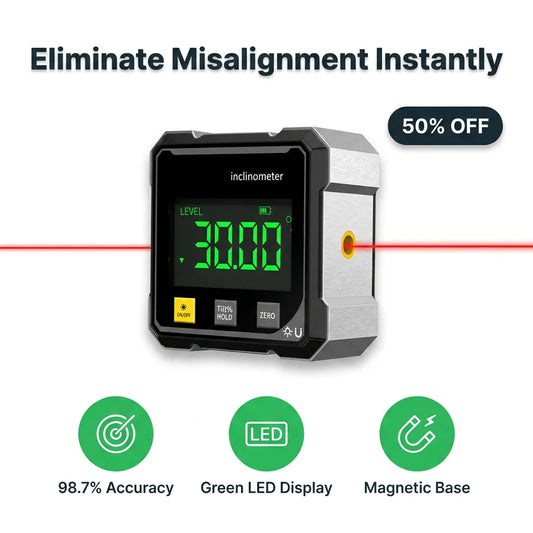 ExactAngle™ – Professionelt digitalt laser-vaterpas