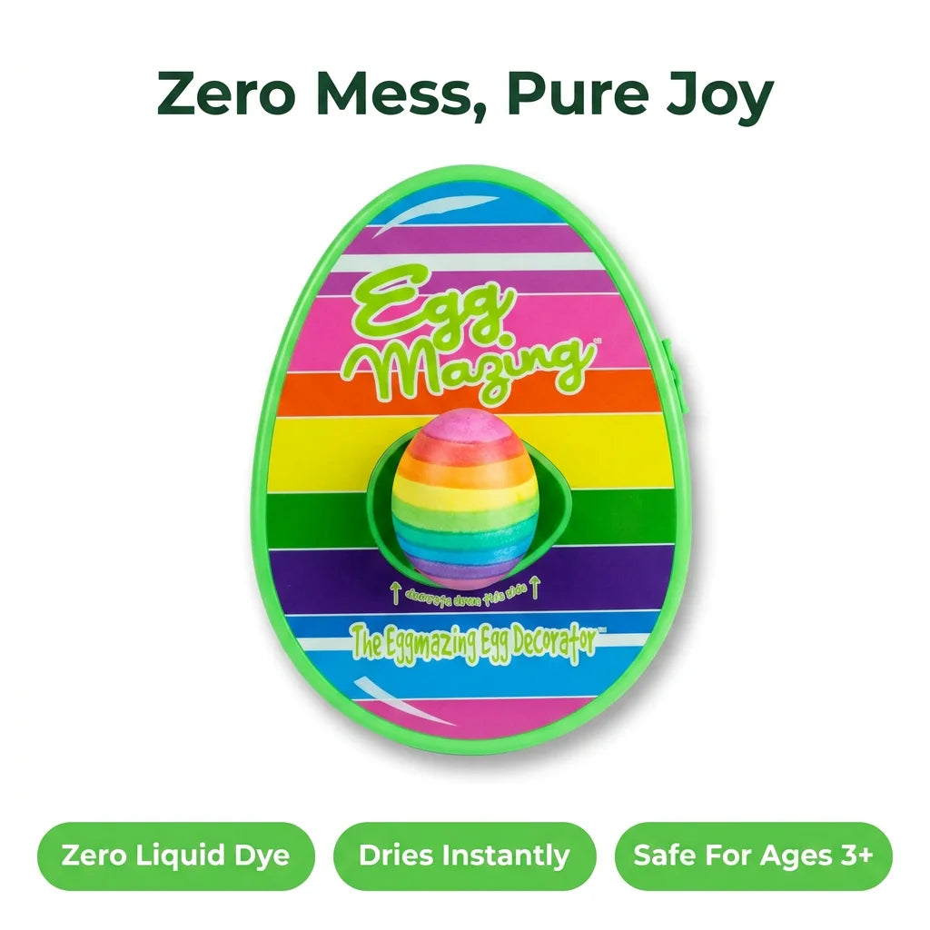 Kids Egg Coloring Kit - Mess-Free Egg Decorating Kit