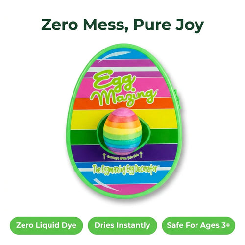 Kids Egg Coloring Kit - Mess-Free Egg Decorating Kit