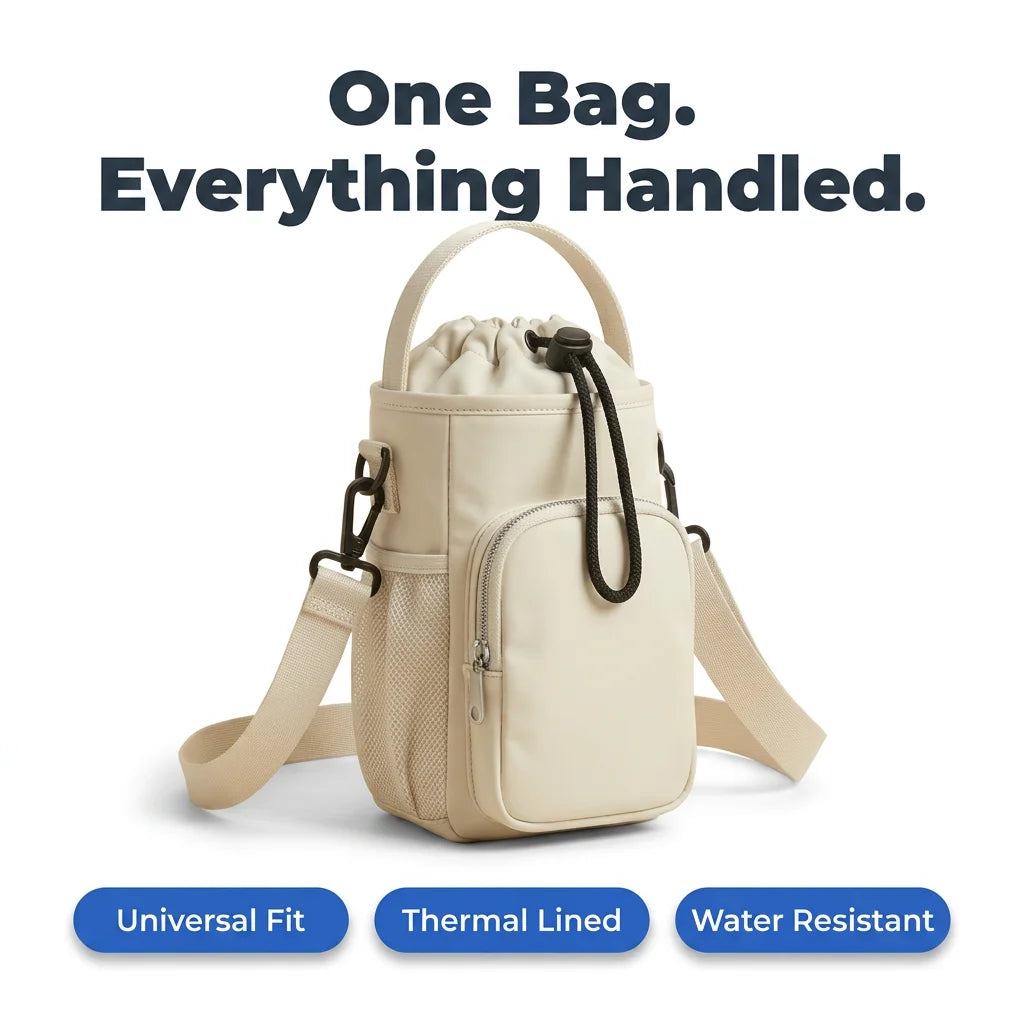 Thermal Water Bottle Pouch - Insulated Bottle Carrier