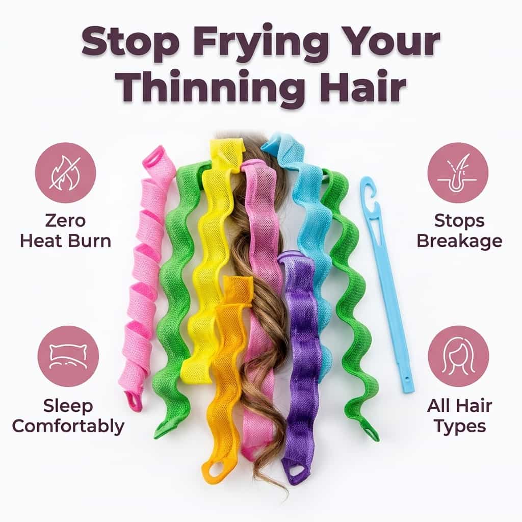 CurlEase™ - Heatless Curling Ribbons