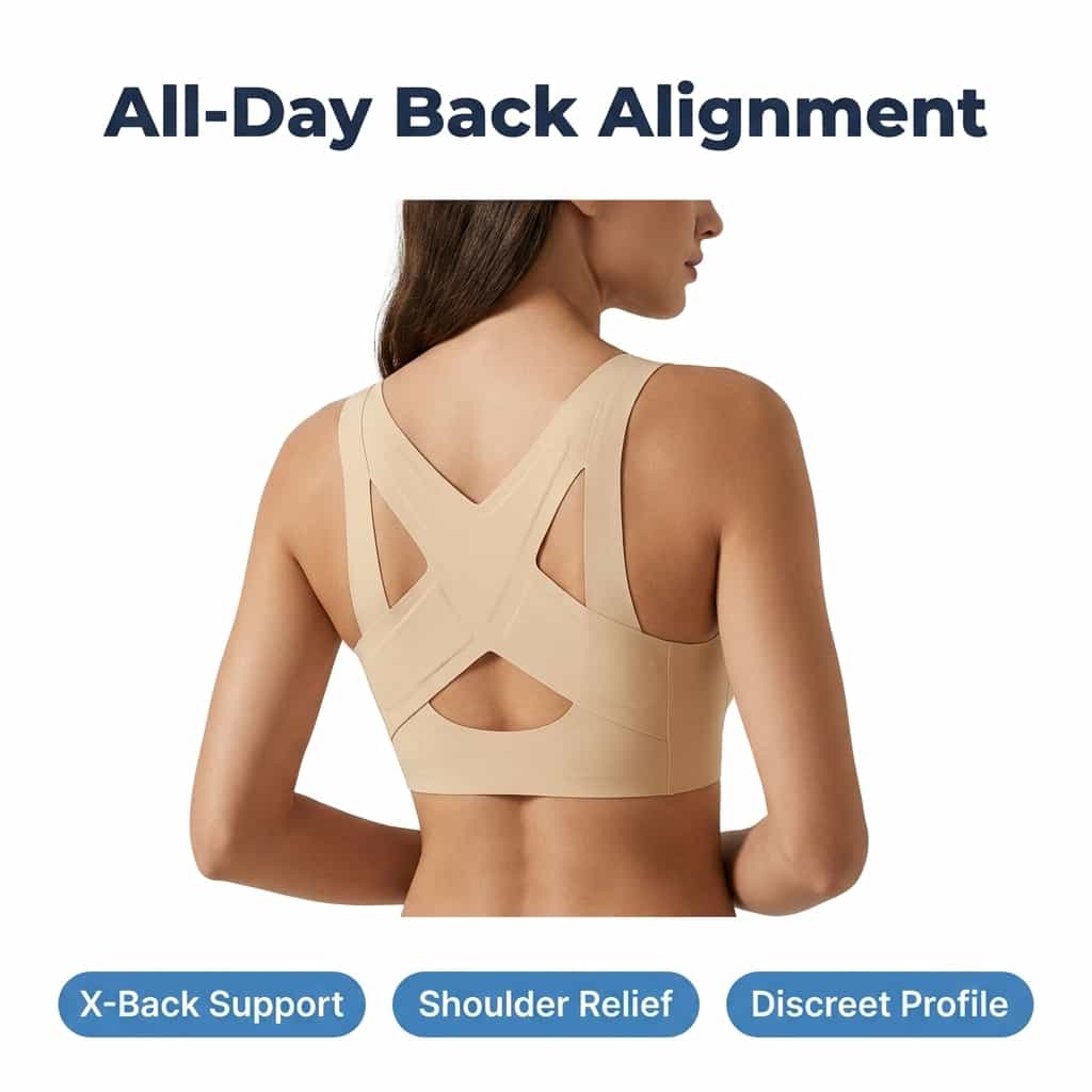 The CoreLift Posture Bra - Wire-Free Back Support