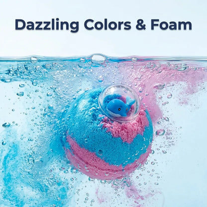 MaxFoam™ - 12-Piece Surprise Bath Bomb Set for Kids
