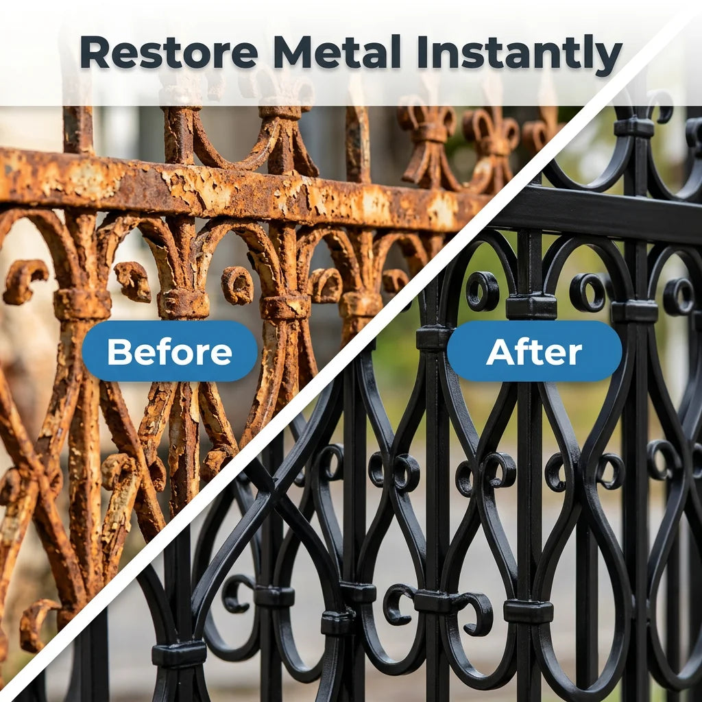 RustGuard™ - Professional Water-Based Rust Remover & Primer