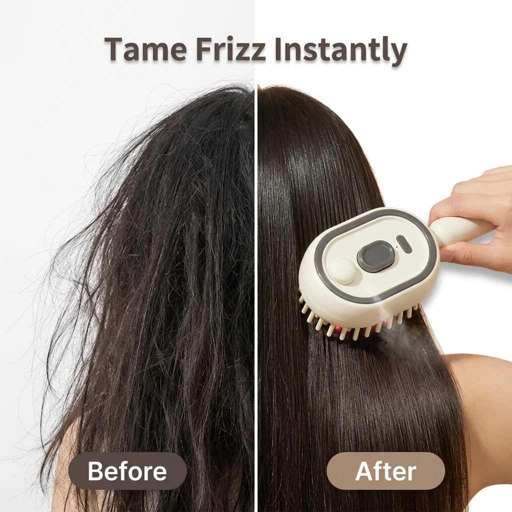 MistBrush™ - Nano Mist Technology for Frizz-Free Hydration