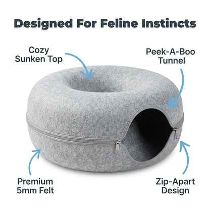 CozyNest™ - Secure hideout and comfortable sanctuary for anxious cats