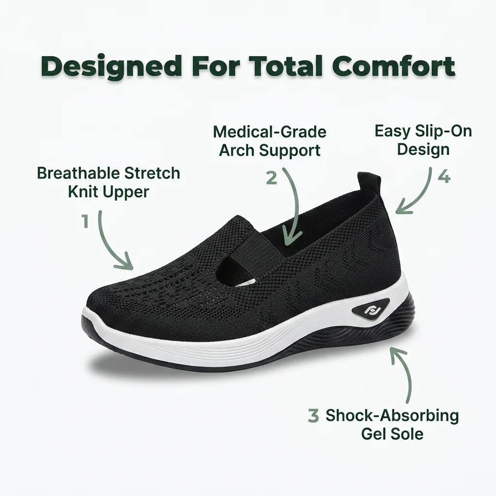 OrthoFit™ - Orthopedic Slip-On Shoes