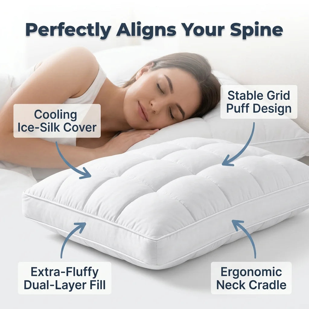 SoftFlex™ - Ergonomic pillow for superior neck support and comfort