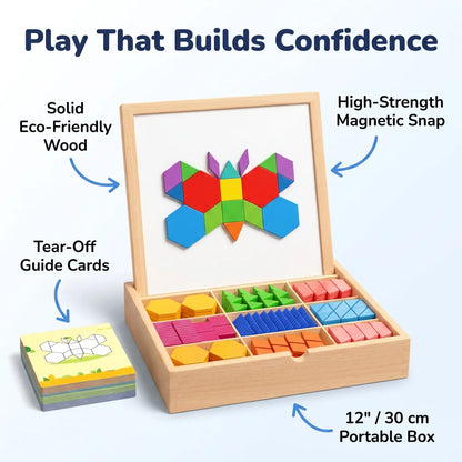 MagBuild™ - Educational Magnetic Blocks for Creative STEM Play