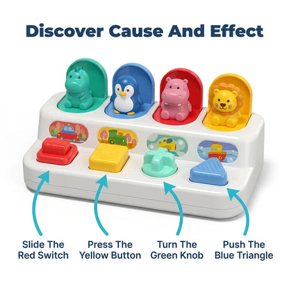 PopJoy™ - Fine Motor Skill Builder with Pop-Up Surprises