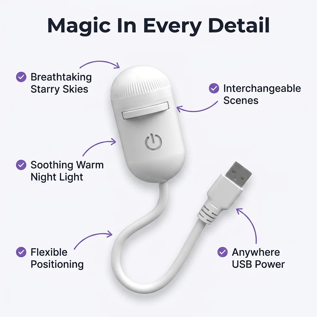 AquaSky™ - Transform Your Nights Into a Calming Starry Escape