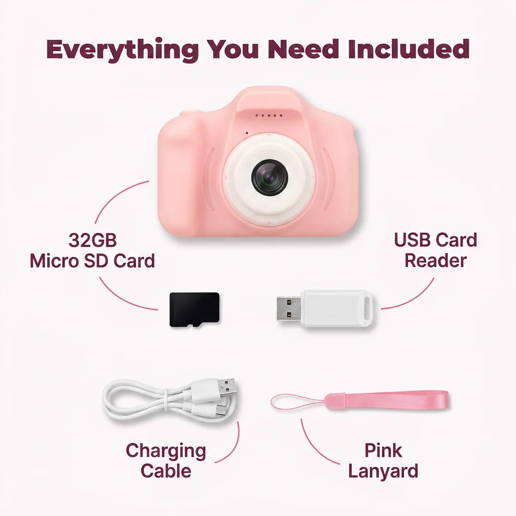 RetroCam™ - Compact digital camera for vintage film-style photos